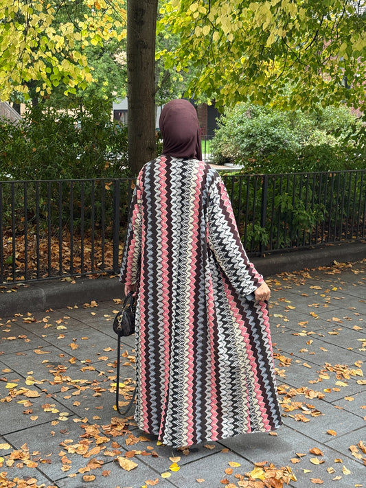 Knitted Kimono Mulberry