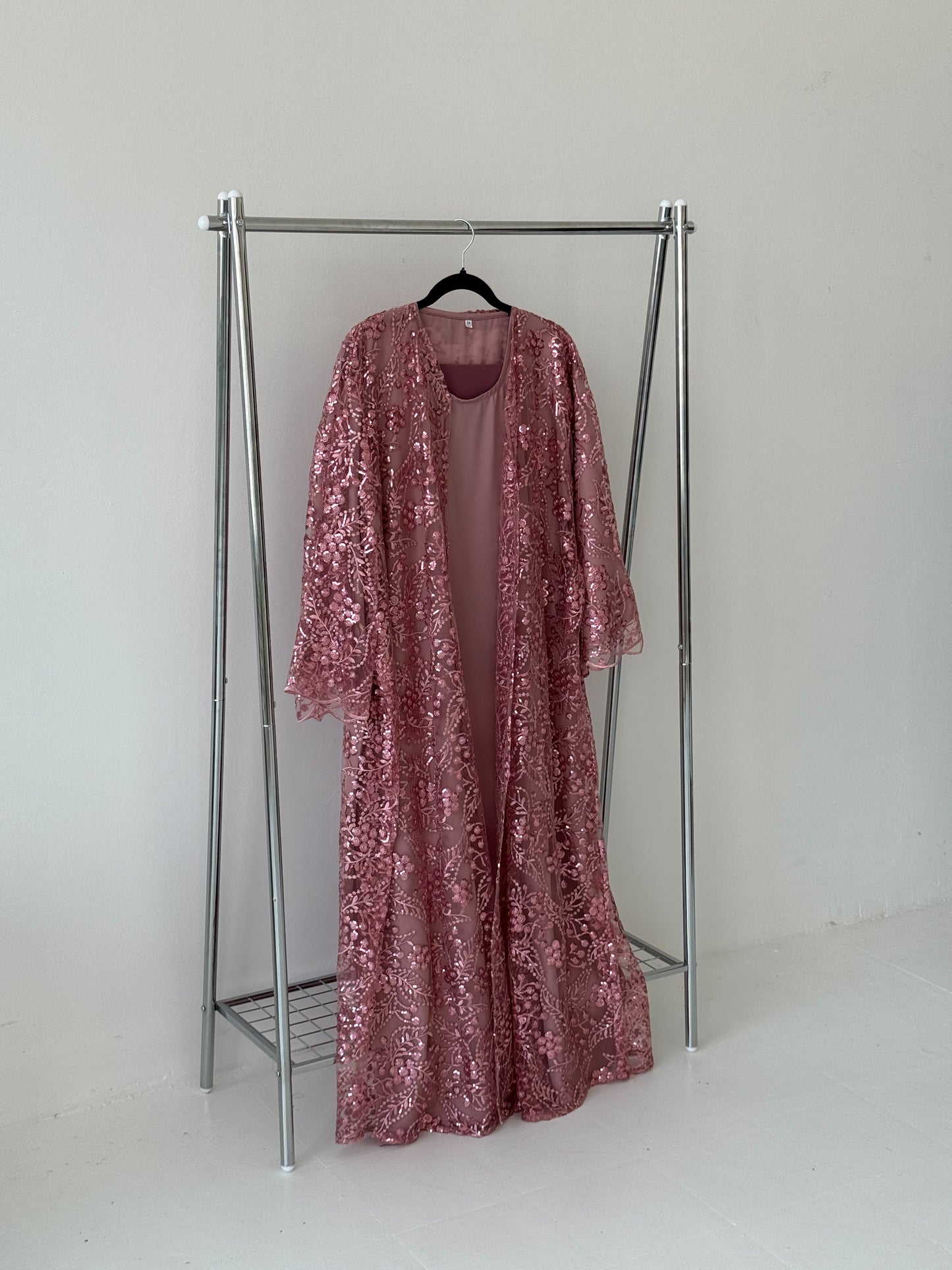 Sequin Net Pink