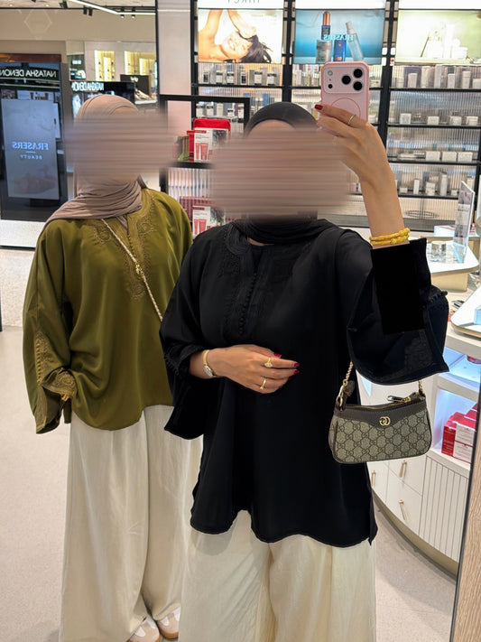 Kaftan Top Olive
