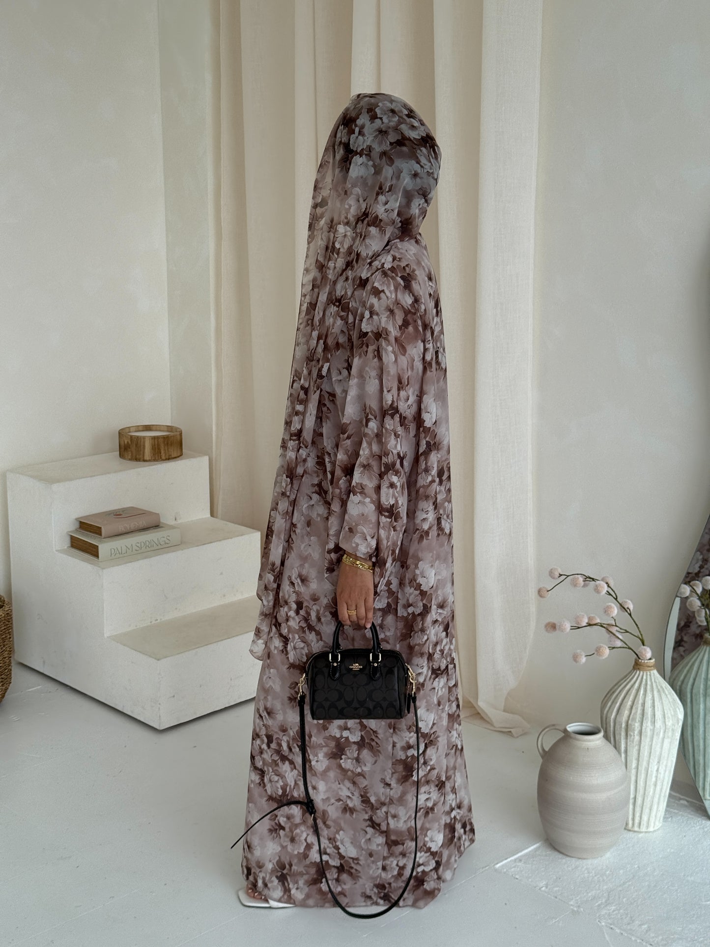 Summer Bloom Mocha Brown