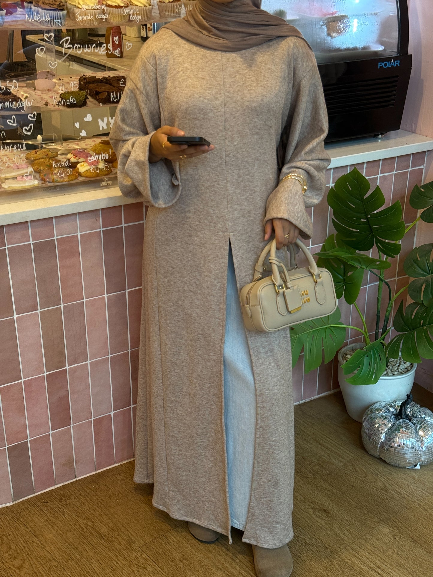 Split Dress Oat