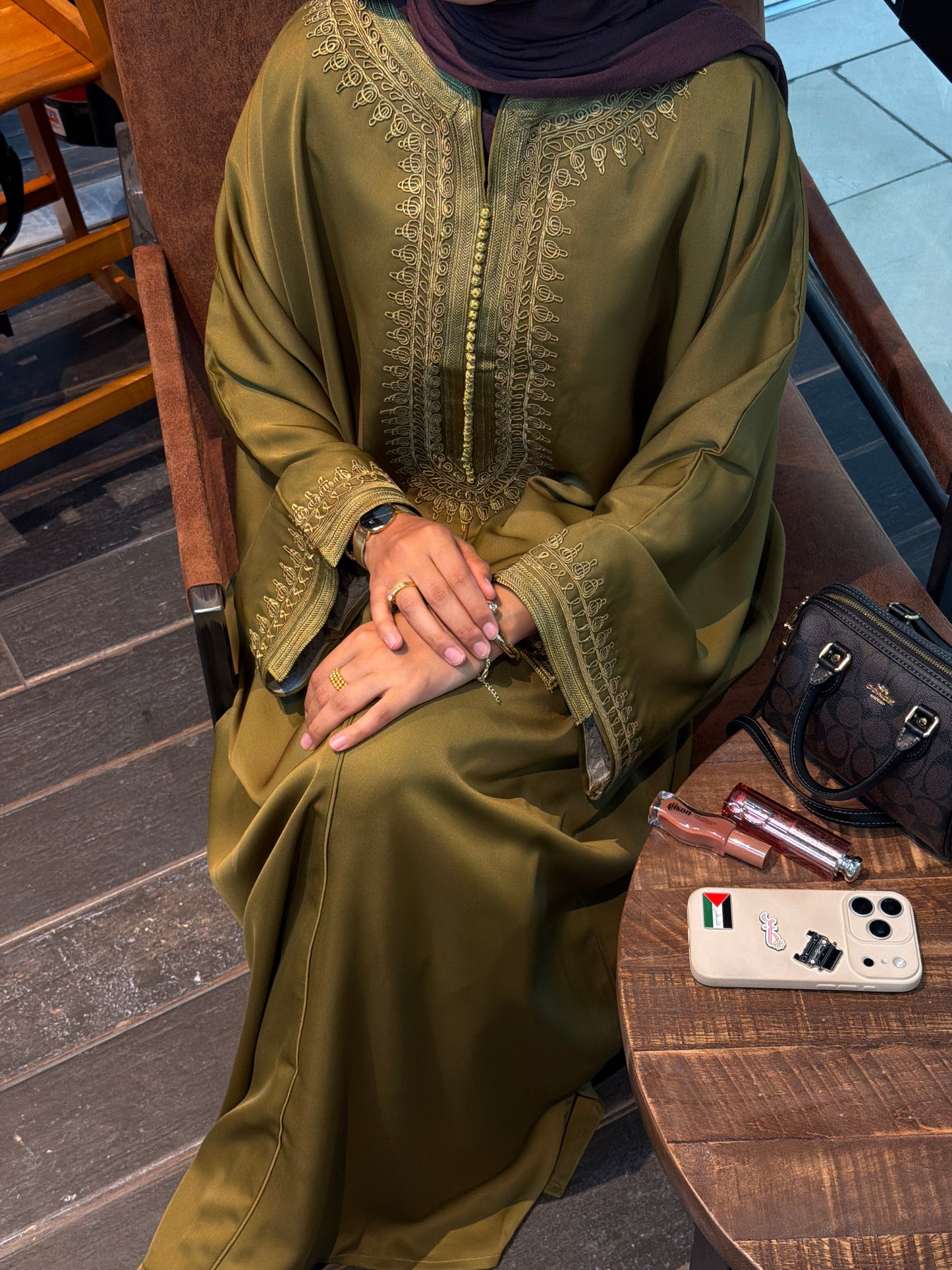 Kaftan Palm Olive