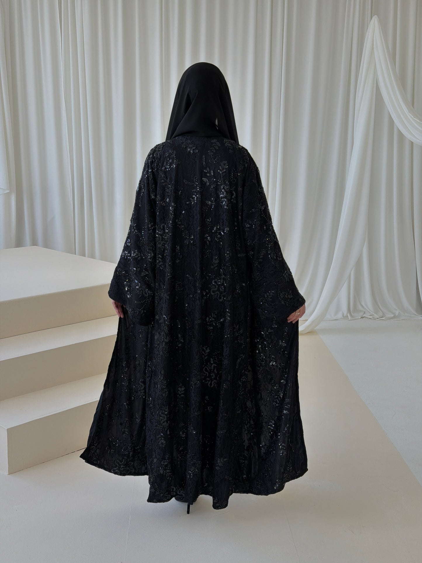 French Lace Stone Black