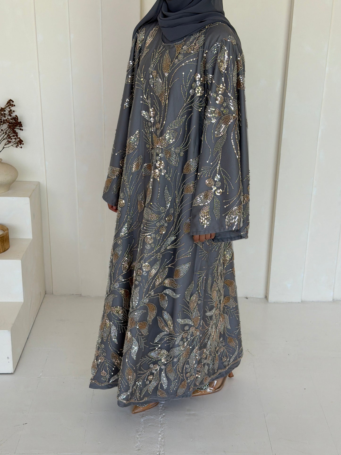 Noor-e-Qadeem Charcoal Grey
