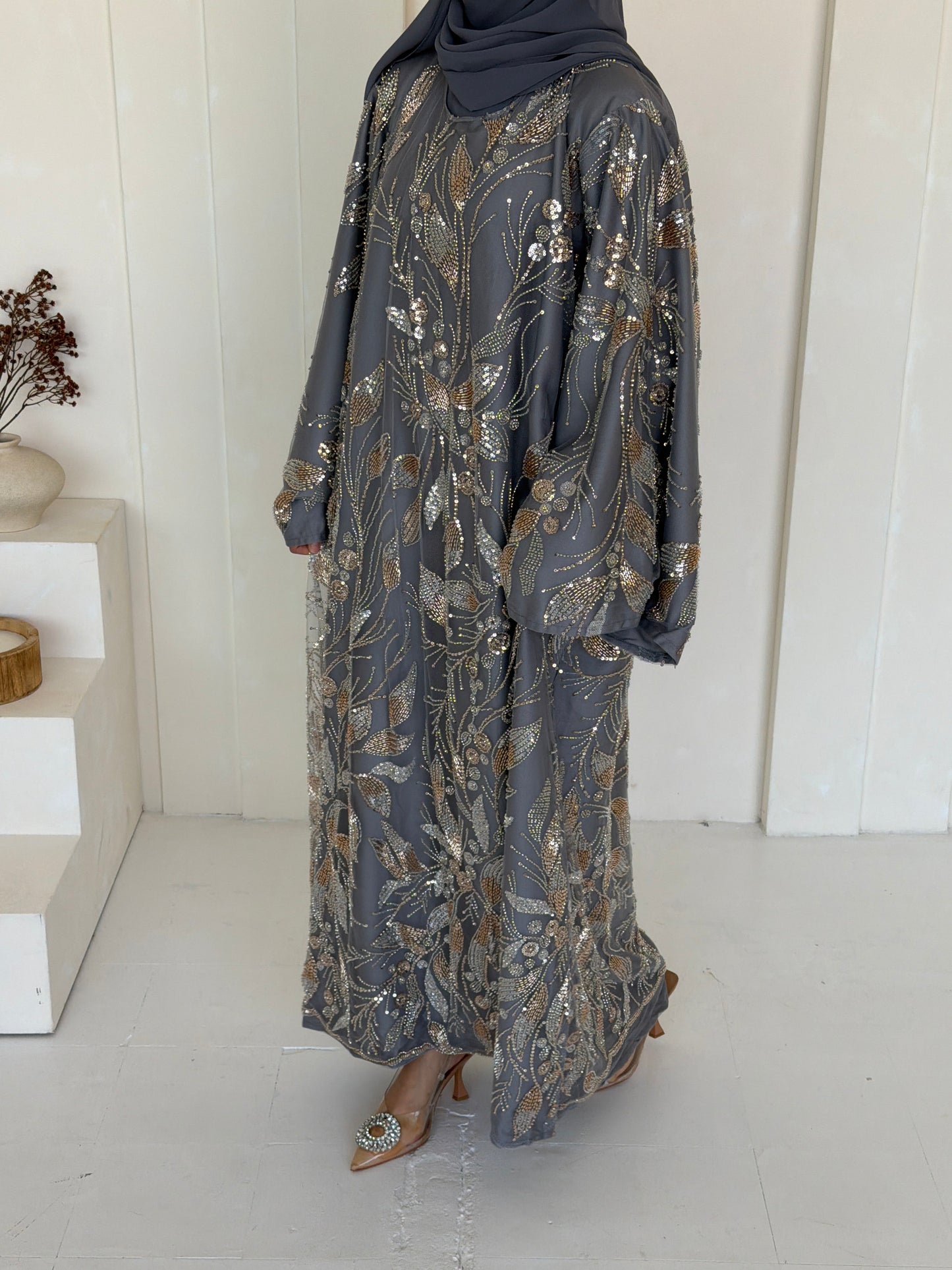Noor-e-Qadeem Charcoal Grey