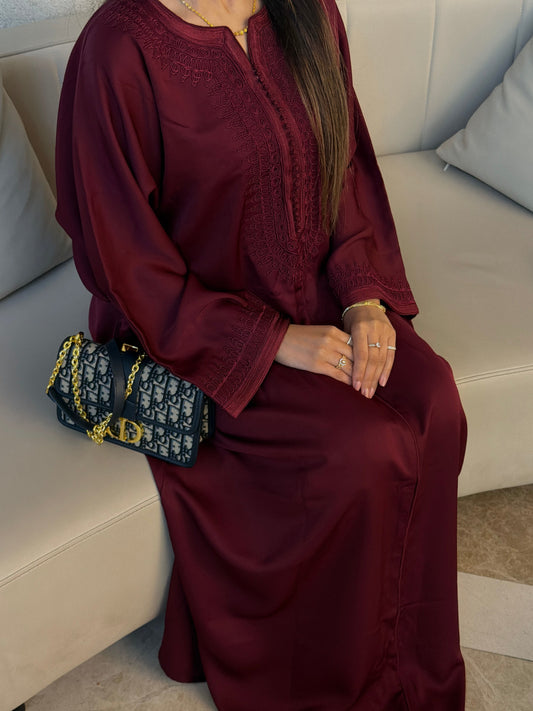 Kaftan Burgundy Royale