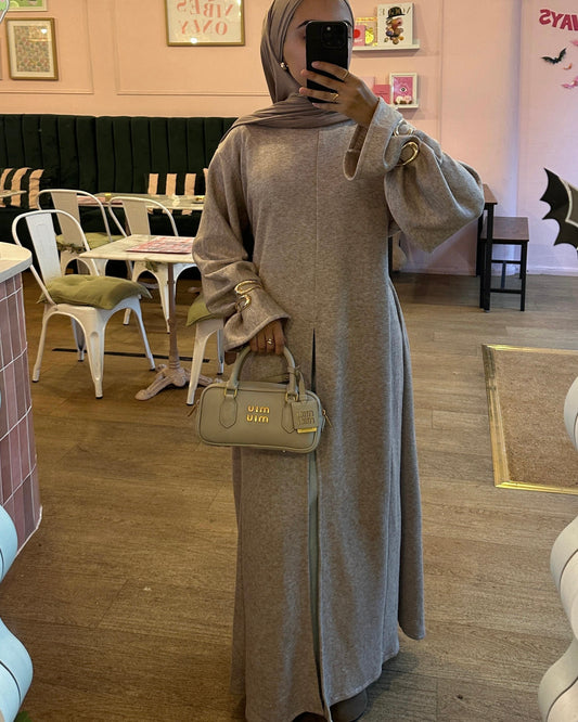 Split Dress Oat