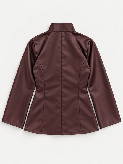 Napoleon Satin Tunic Cocoa