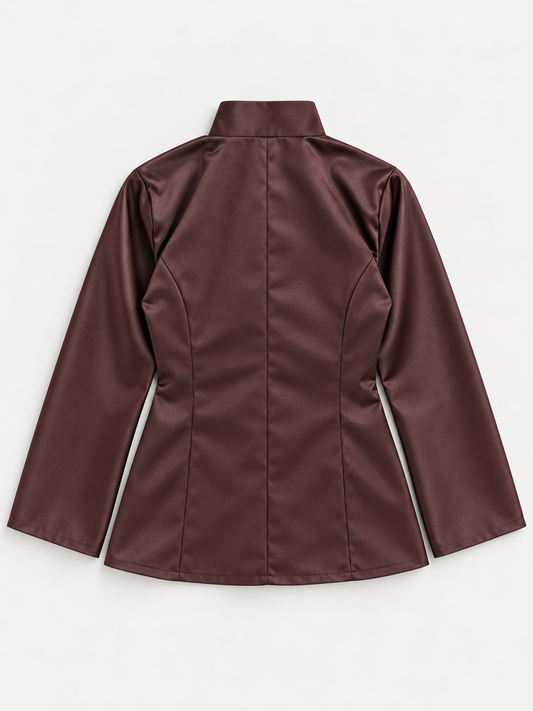 Napoleon Satin Tunic Cocoa
