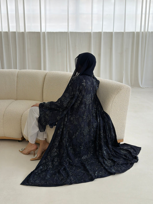 French Lace Stone Midnight