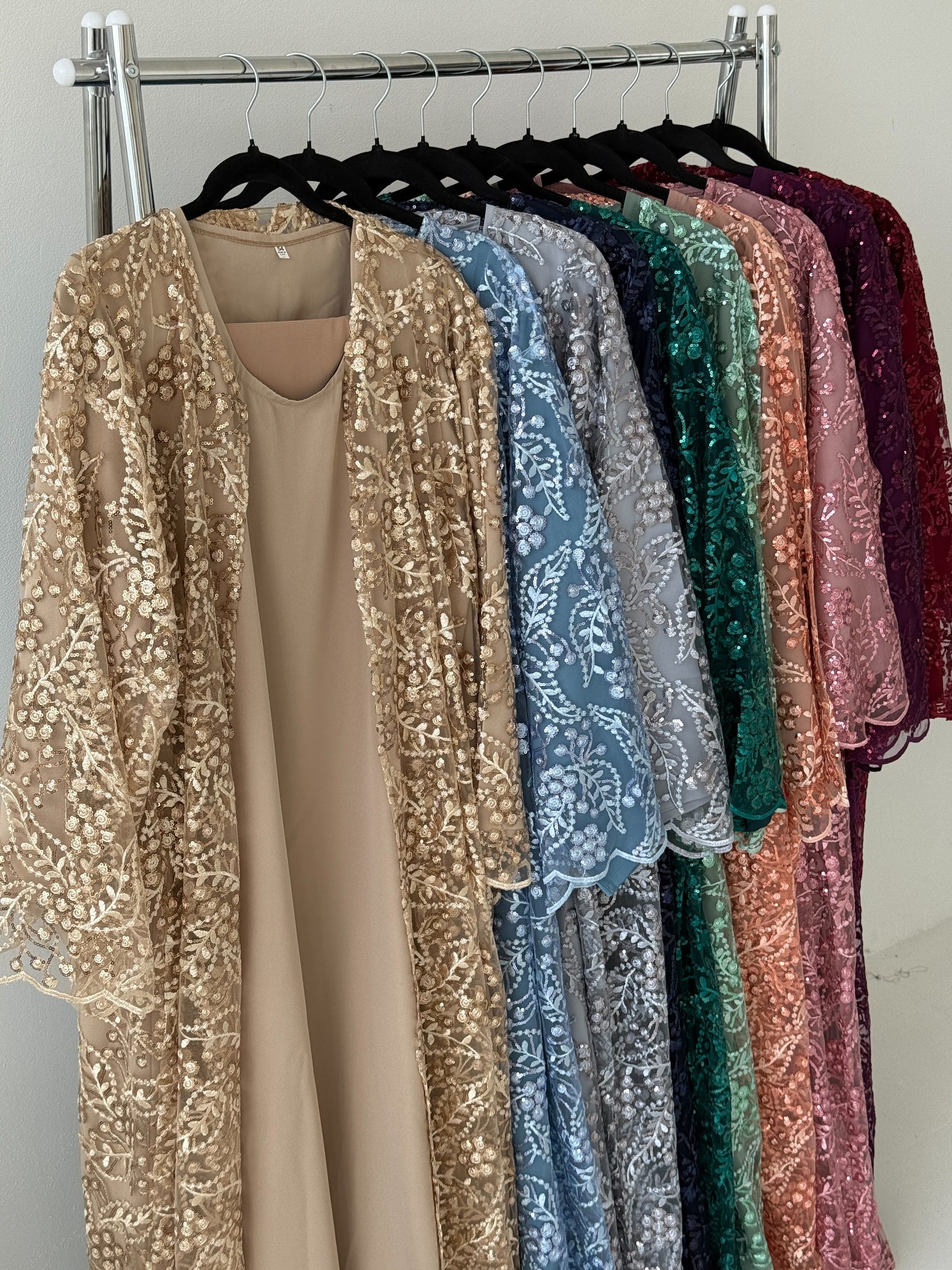 Sequin Net Pink