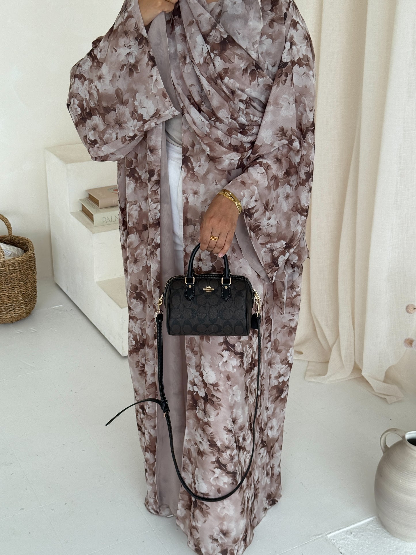 Summer Bloom Mocha Brown