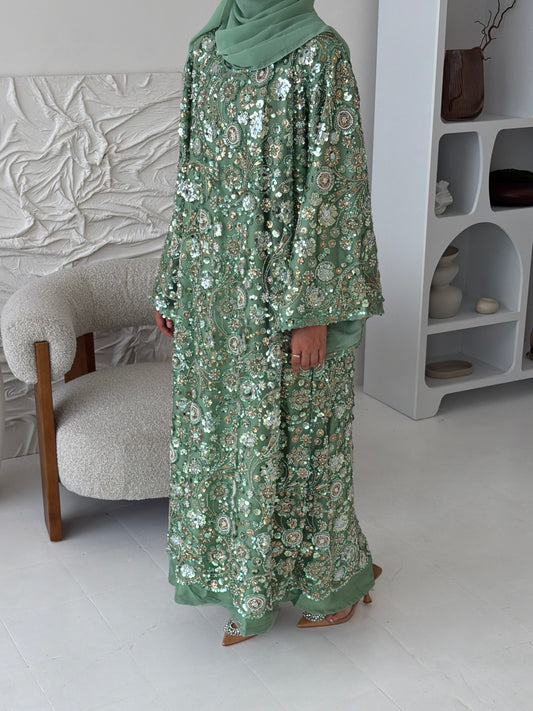 Raani Noor Pistachio Green