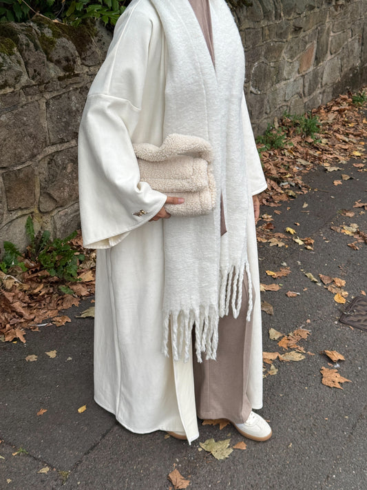 Suede Jacket Candle Crème