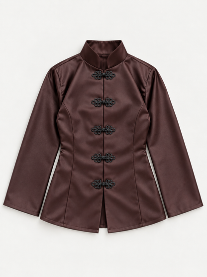 Napoleon Satin Tunic Cocoa