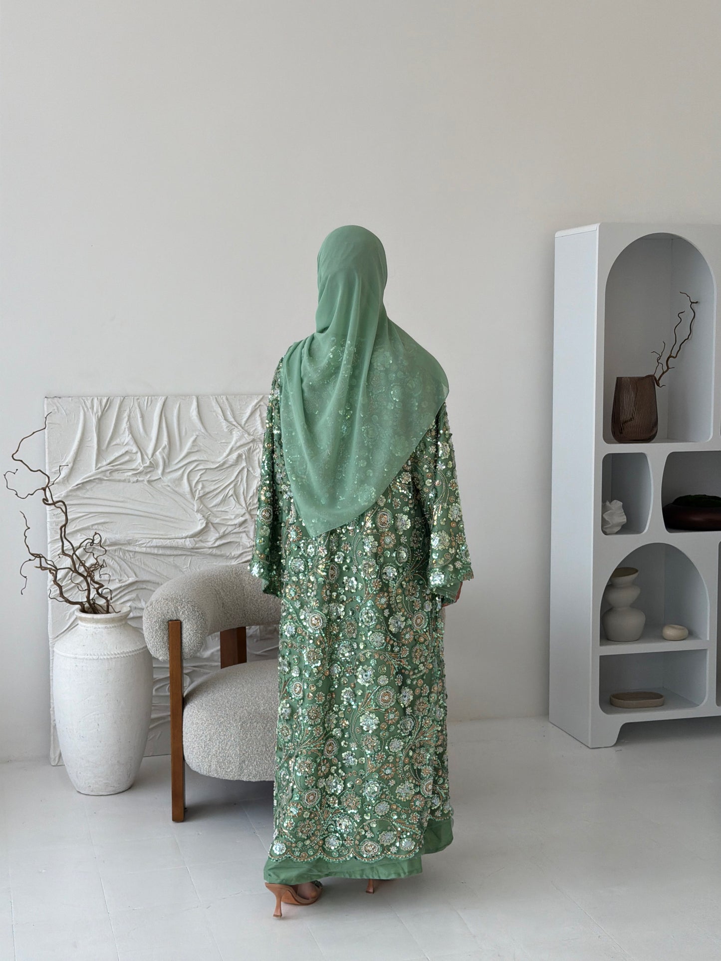 Raani Noor Pistachio Green