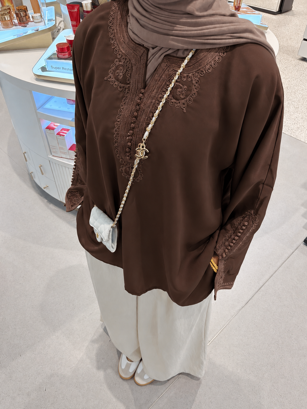 Kaftan Top Cocoa - PRE ORDER 3-4 WEEKS