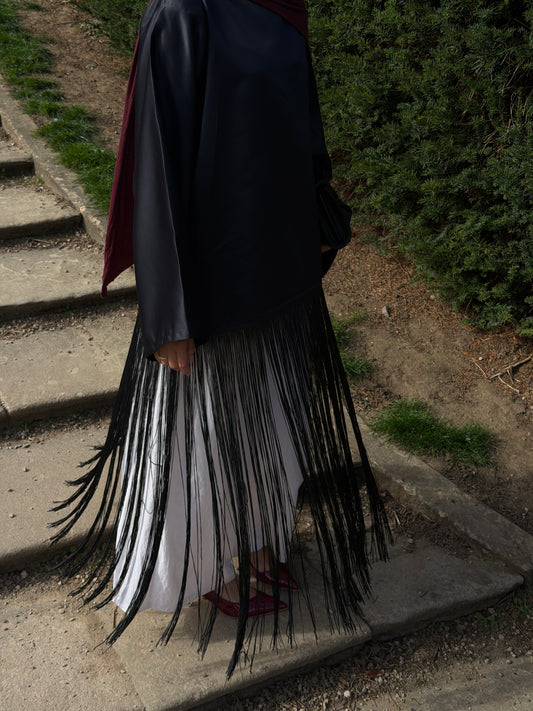 Satin Fringe Top