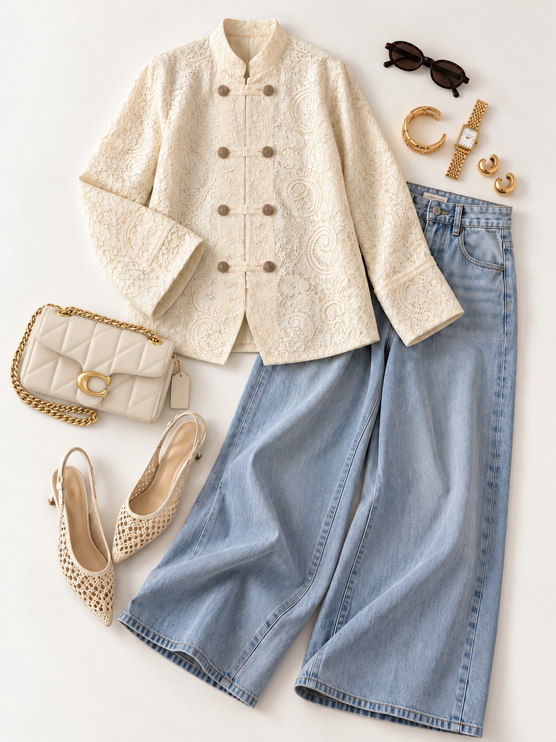 Lace Napoleon Tunic