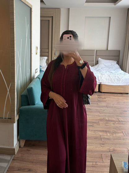 Kaftan Burgundy Royale