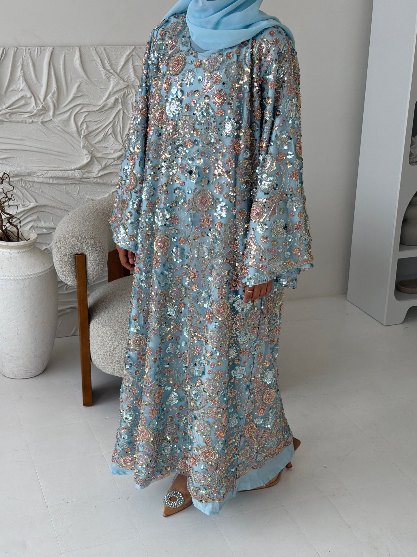 Raani Noor Sky Blue