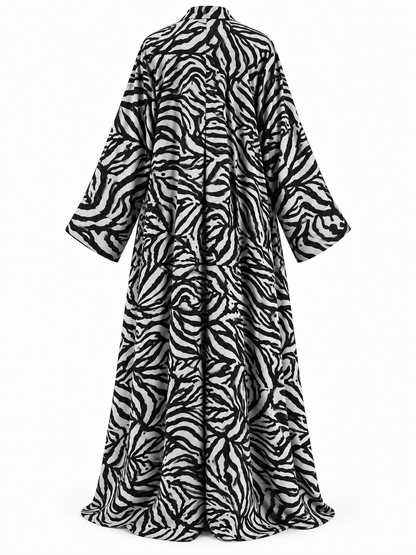 Zebra Noir Velvet Black