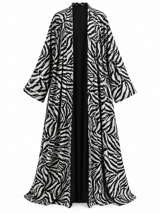 Zebra Noir Velvet Black