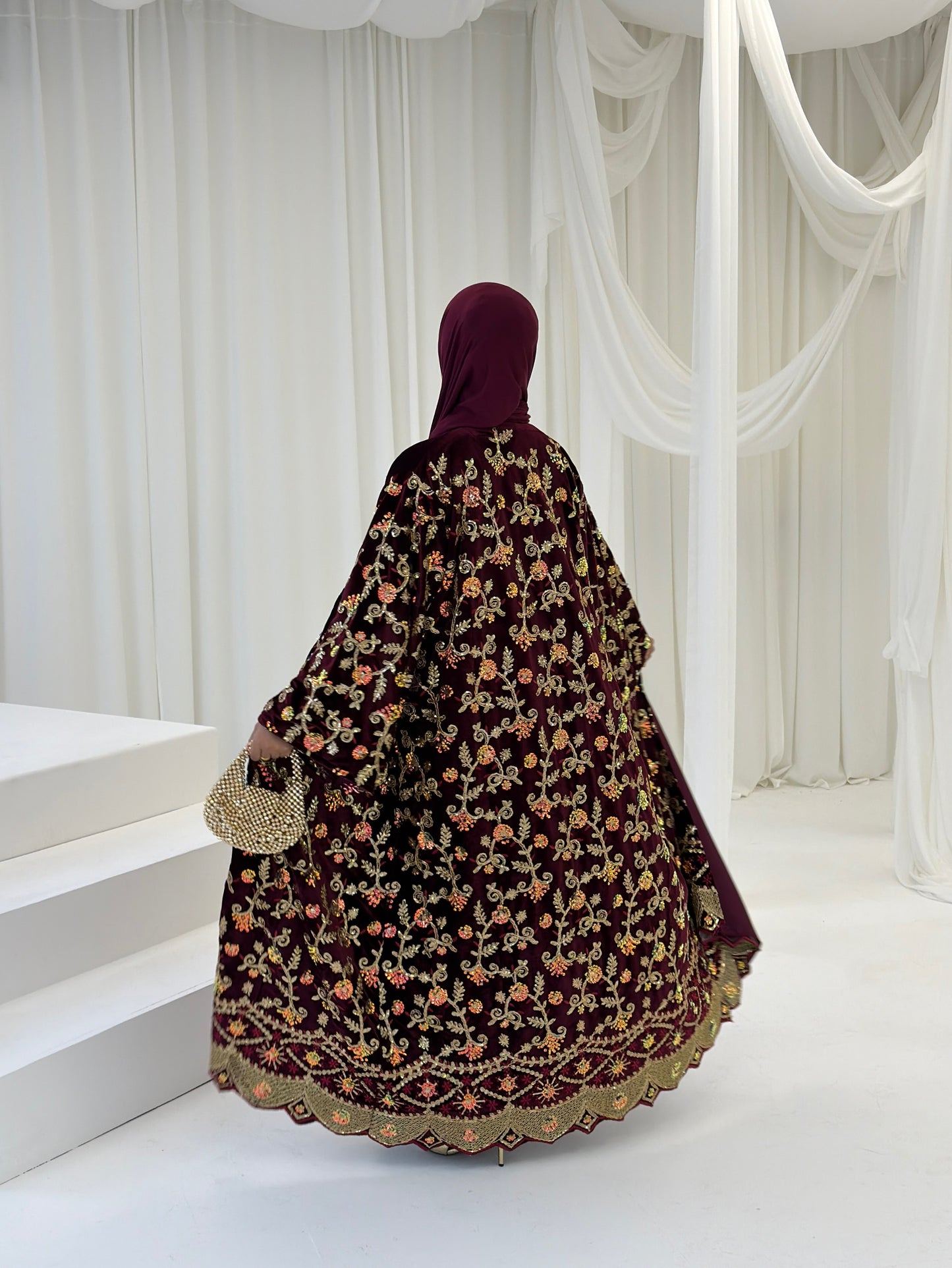 Shahzadi Velvet Maroon