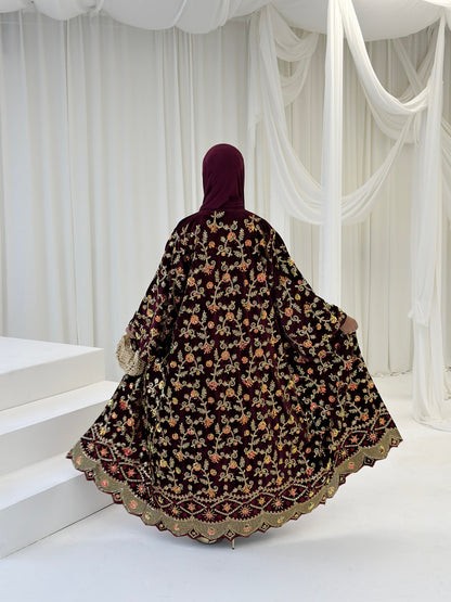 Shahzadi Velvet Maroon
