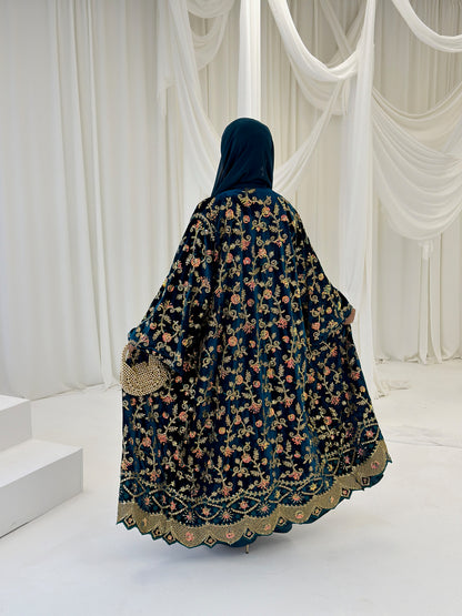 Shahzadi Velvet Teal